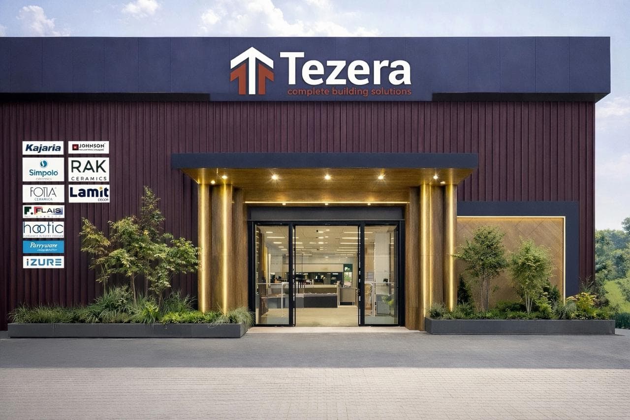 Modern architectural interior showcasing quality building materials